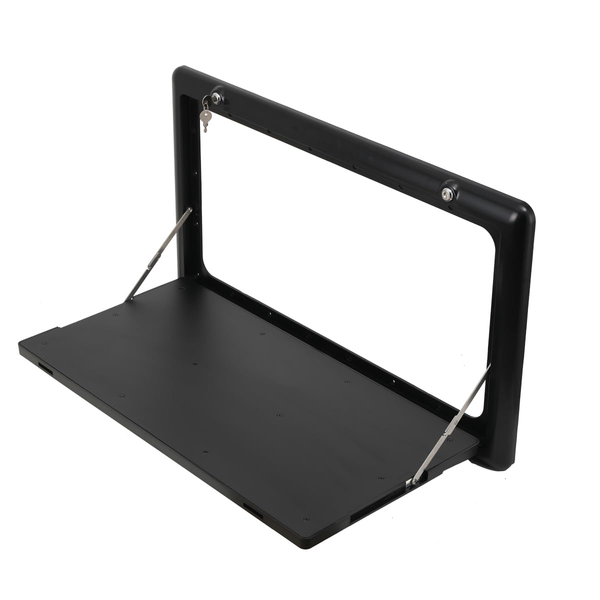 Lfhelper Caravan Folding Table, Wall Mounted Fold Down Desk, 20kg (44lb) Load Capacity, Space-Saving Foldable RV Tables for Motorhome, Camper, Van, Kitchen, Workshop, and Small Spaces