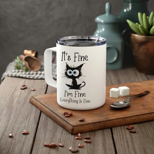 Taza aislante de acero inoxidable 12 oz para café miniatura 6