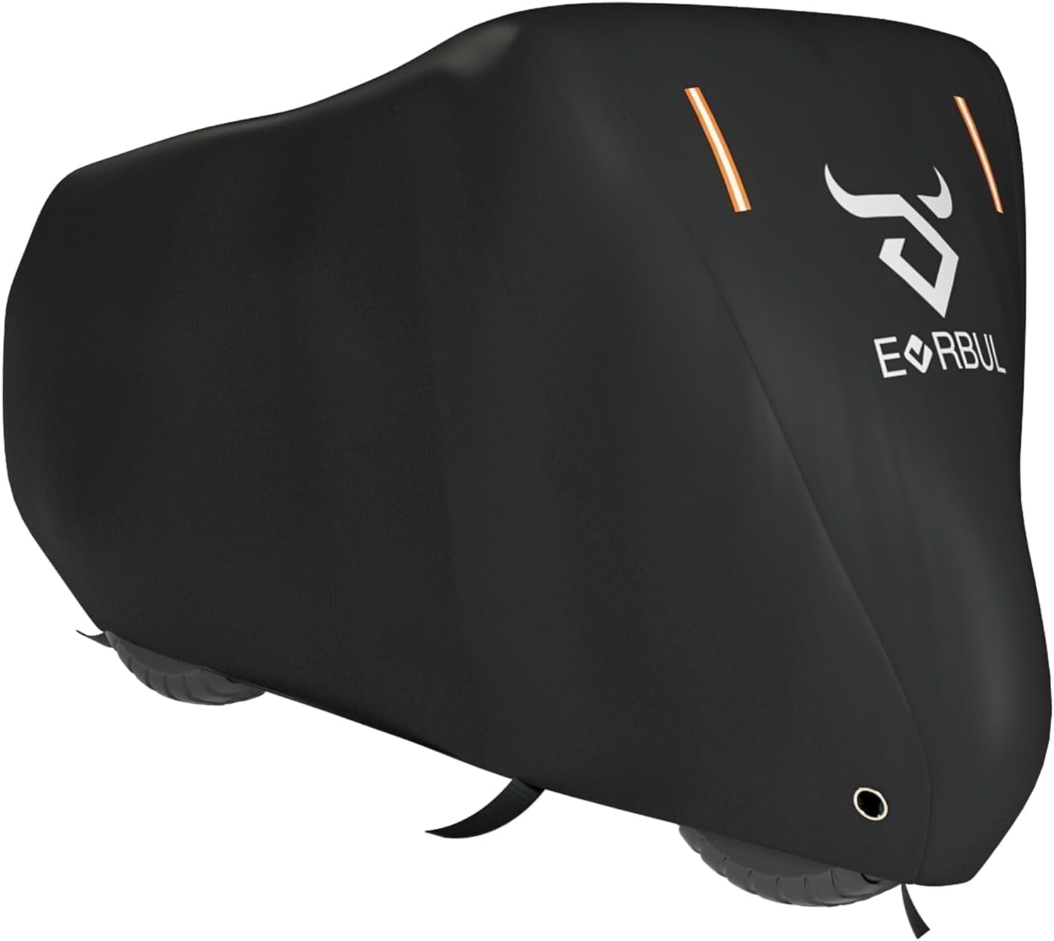 Universal All Season Motorcycle Cover Heavy Duty 420D Outdoor Motorbicycle Sun Cover Protection Moped Cover with Lock-Holes Night Reflective & Storage Bag Fits up to 96.5" Motorbike Vehicle