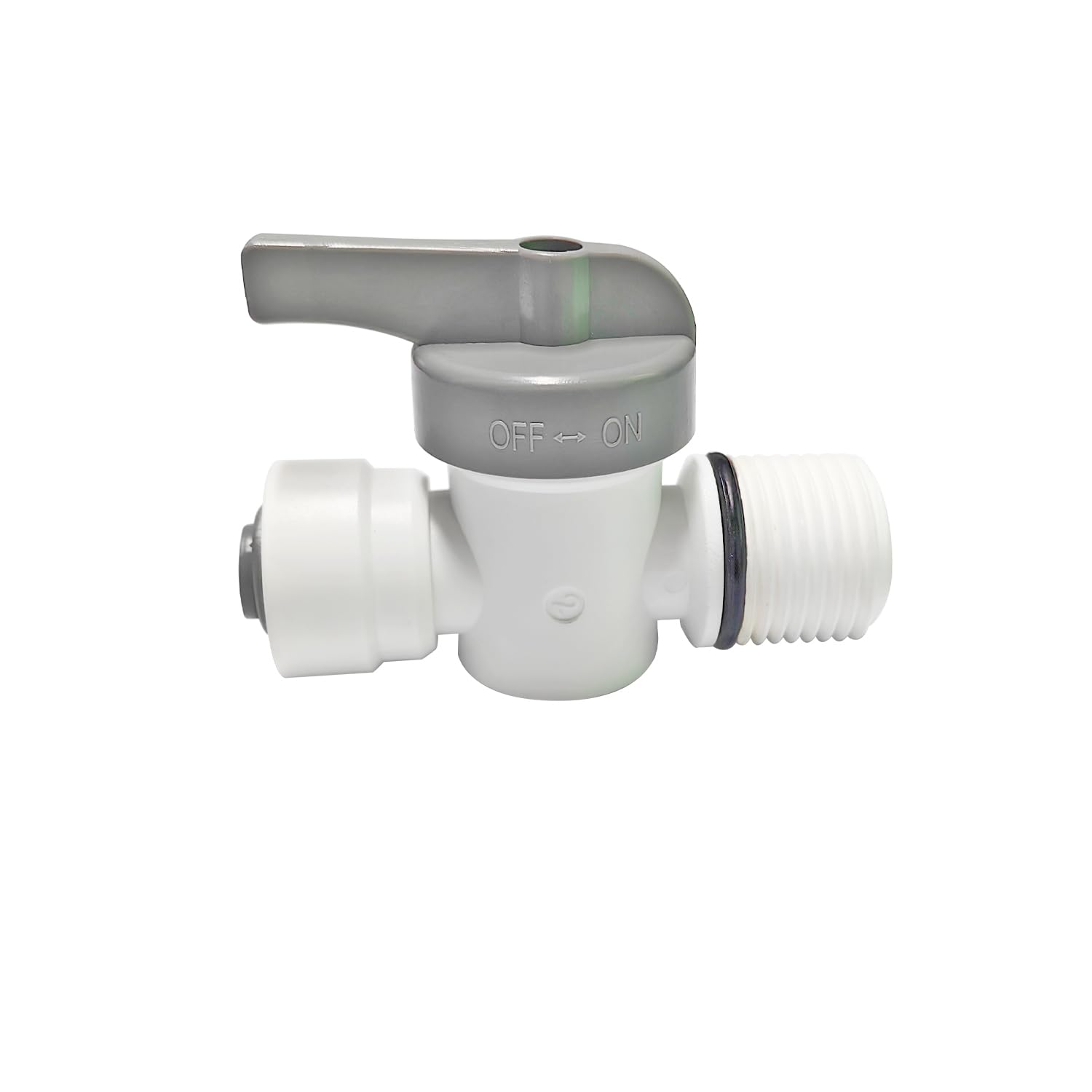 Qrity Conectores de Manguera Rectos de Agua RO, Conector Rápido Filtro Agua Adaptador, 1/2" Rosca Macho/Hembra Conector-1/4" Acoplamientos rápidos para filtros, para RO Inverso Ósmosis Sistema — view 22