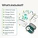 Willow Go - Wearable Breastfeeding Pump and Teal Case - Hands Free Breast Pump