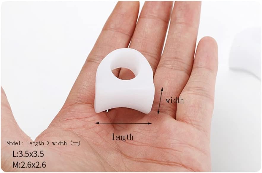 DEAVER Bunion Corrector Toe Separators – Minimally Invasive Gel Hallux Valgus Big Toe Straightener Protector Splint– Immediate Foot Pain Relief