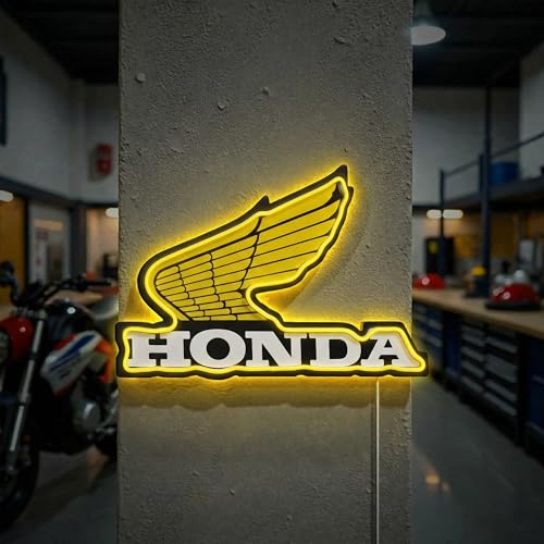 Honda Wing LED Plaque Sign