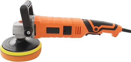Miniatura 10 de Máquina pulidora de automóvil, kit de pulido eléctrico profesional de 1580 W, juego de pulidor de automóvil resistente con 7 velocidades variables