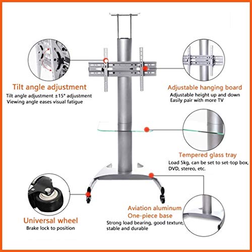 Soporte de TV Universal de Piso para pantallas 32-65" miniatura 3