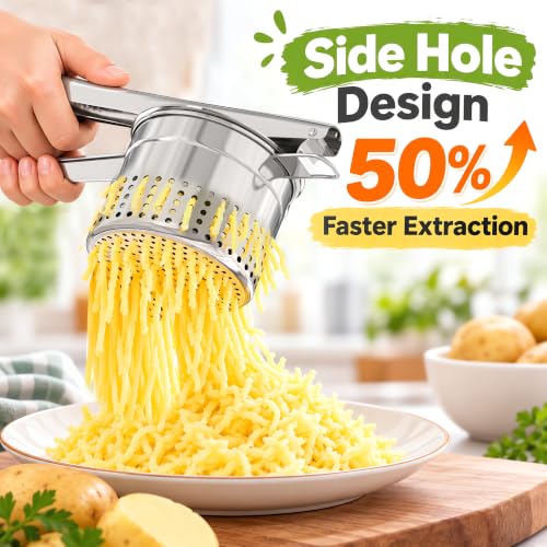 Livilord 15-Oz Stainless Steel Potato Ricer - 13.49 w/ Code + 50% Off Code 34S39RGX - image 2