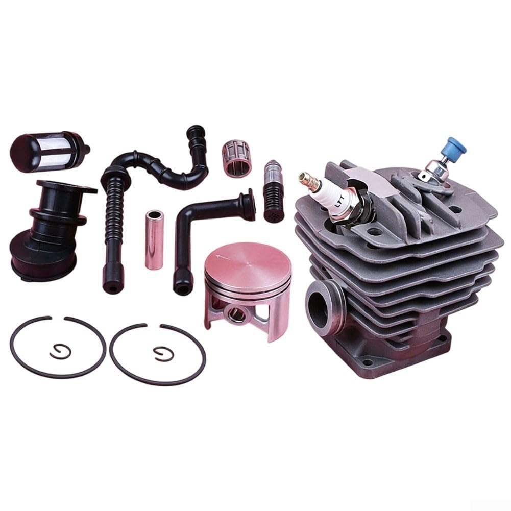 Cilindro para kit de pistón Cilindro de 48 mm para pistón para motosierra MS360 036 034 Salida de potencia mejorada Funcionamiento más suave Eficiencia de combustible mejorada Fácil