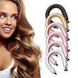 6 Pack Heatless Hair Curler, Heatless Curls Overnight for All Hairs Types, Hair Rollers for Blowout Look Long Hair, Curls Satin Jumbo Flexi Rods to Sleep in (Color, B)