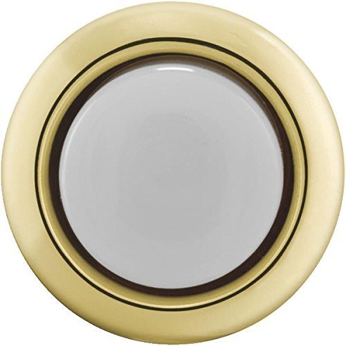 Thomas & Betts #DH1202L LGTD WHT/GLD ChimButton by Thomas & Betts