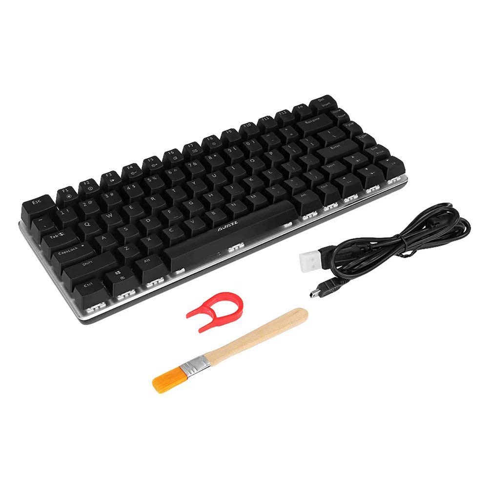 Tasti RGB tastiera retroilluminazione russo/inglese layout di tastiera meccanica, tastiera gaming interruttore blu/nero