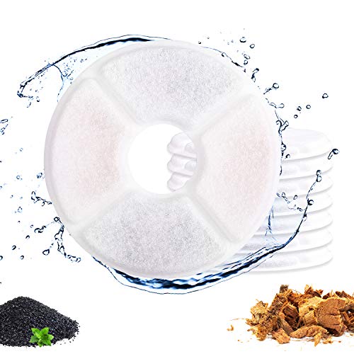 Parner Filtro de repuesto para fuente de gato, filtro saludable e higiénico para mascotas, dispensador de agua (8 unidades) Cover