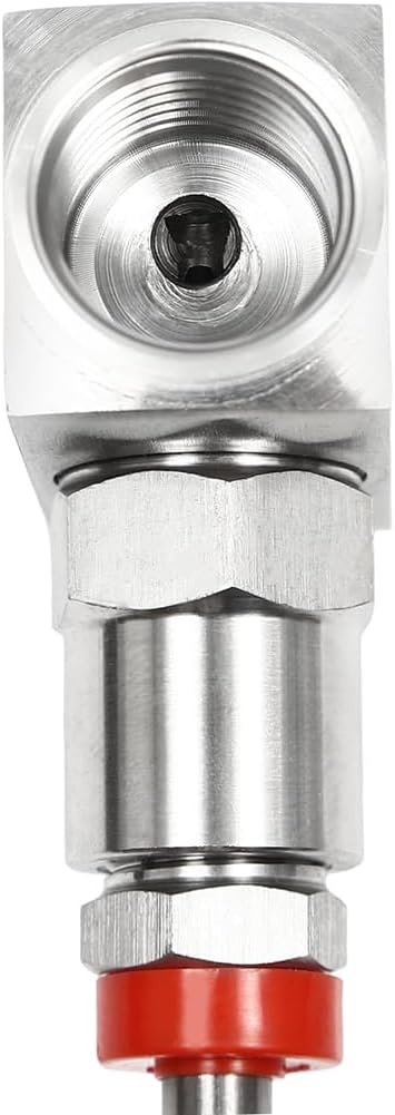 316 Stainless Steel Straight Needle Valve with 2 Port, 5 Sizes NPT Female Connection, 6000PSI Industrial Hydraulic Flow Control Valve for Water Gas Oil Transmission Silver, 3/8in