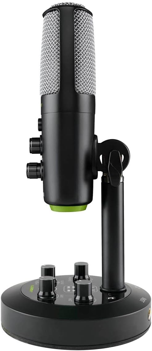 Mackie EM-Series, Premium USB Condenser Microphone with Built-in 2-Channel Mixer (EM-Chromium)