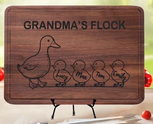Tabla de cortar rectangular personalizada para mamá y abuela miniatura 3