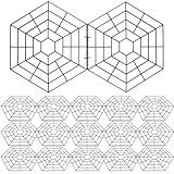 NUOBESTY 30 Stück Professionelles Teichschutznetz aus Kunststoff Leichtes Schwimmendes Fischschutznetz für Teiche Raubtierabwehr gegen Reiher und Katzen Langlebig und Nahezu Unsichtbar