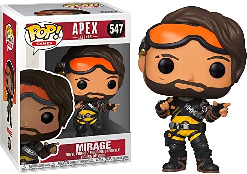 Funko Pop! Games: Apex Legends - Mirage - Figura de Vinilo Coleccionable - Idea de Regalo- Mercancia Oficial - Juguetes para Niños y Adultos - Video Games Fans - Muñeco para Coleccionistas
