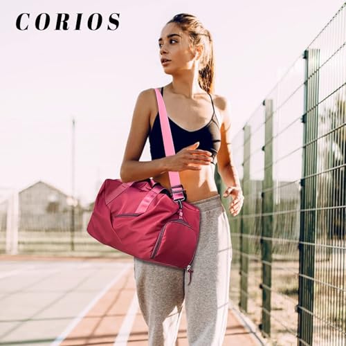 Weekend Shoulder Large Gym Tote Overnight Nylon Hospital Carry Travel Duffel for Women/Men Sport Duffel2