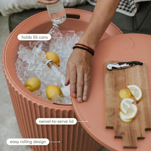 Image of Veradek Cooler Side Table - Outdoor Cooler Table and Ice Chest