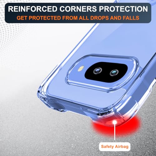 Image of CEDO Cover for Google Pixel 10a (5G) | Camera Protection Shockproof Bumper-Edge | 360 Degree Protection Acrylic Crystal Clear TPU+PC | Transparent Back Case Backcover (Transparent)