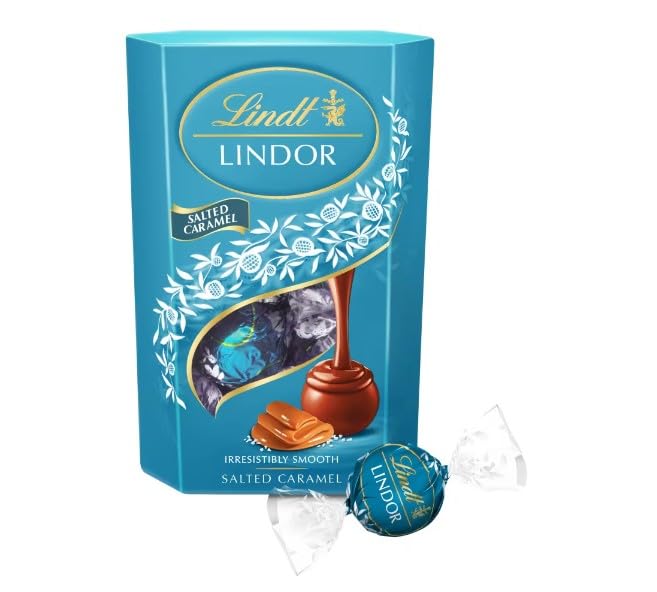 1 cesta de regalo de trufas de caramelo salado de 200 g para cumpleaños, Navidad, Pascua, Año Nuevo