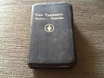 Paperback New Testament, Psalms & Proverbs: Pronouncing, Vest Pocket Edition in Bold Face Book