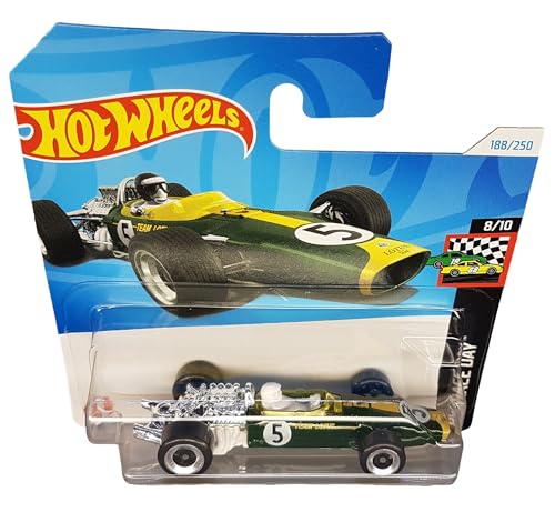 Image of Hot Wheels '67 Lotus Type 49, Race Day Series, 1:64 Scale, Ford, Team Lotus, 2024 Release,Red