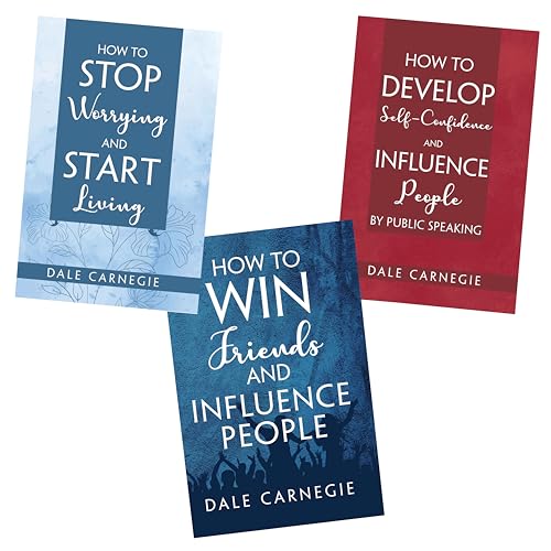 Pack of 3 Self Help Bookset for Adult - How to Win Friends and In...
