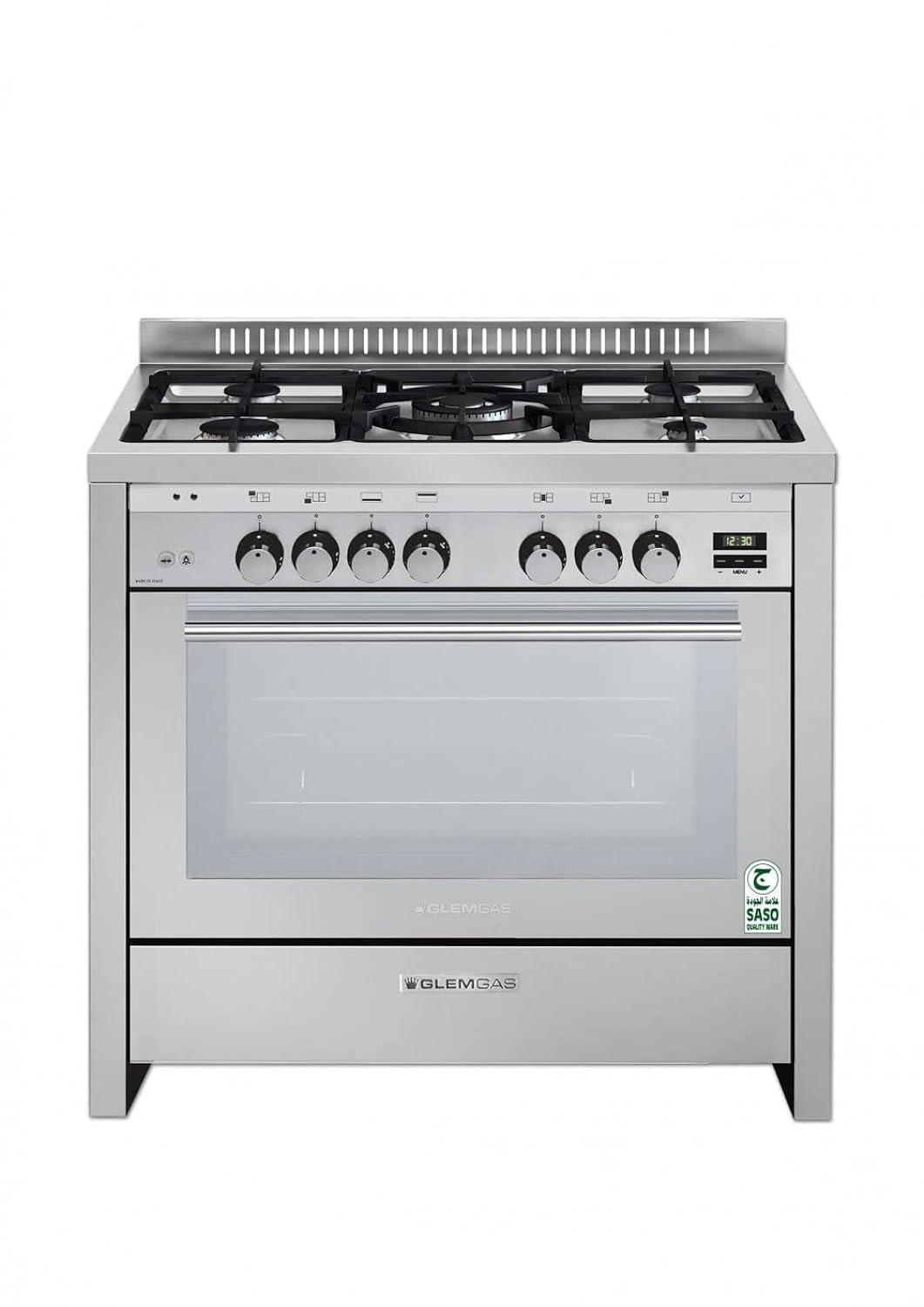 Interior view of the Glem Gas oven with multiple racks