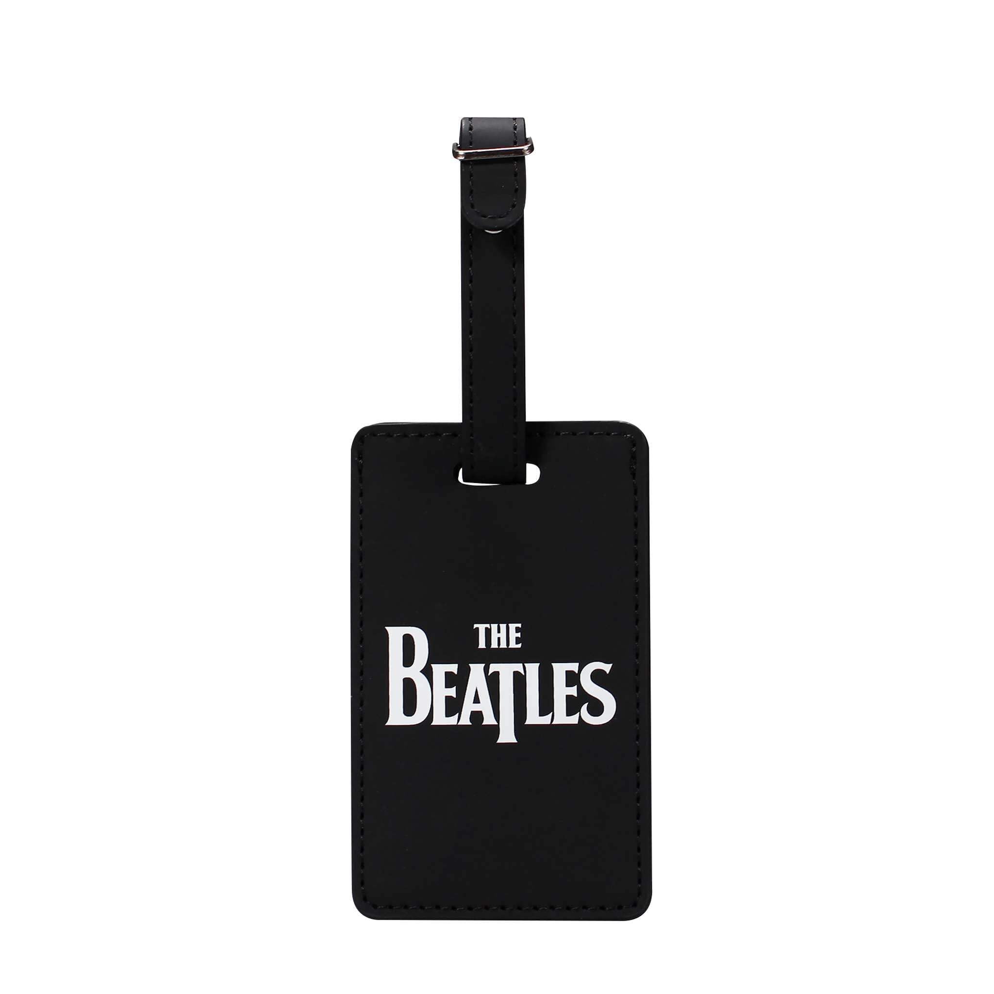 Half Moon Bay | The Beatles | Classic Drop T Band Logo | Faux Leather Luggage Tag | Official Merchandise | Travel, Holiday & Suitcase Identifier | Father’s Day 2026 Gift for Dad