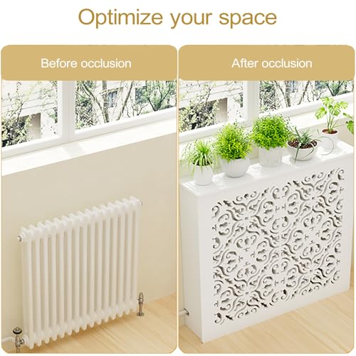 Housse de radiateur décorative à vapeur ventilée et meuble de salon - 4