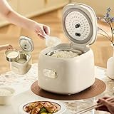 APPAREIL DE CUISINE EFFICACE : Idéal pour les cuisines avec un espace limité, le cuiseur à riz à faible teneur en sucre offre des performances exceptionnelles dans un format compact. Que vous cuisiniez pour des repas en famille ou en solo, cet appareil essentiel est votre partenaire fiable pour un riz moelleux et des soupes savoureuses.