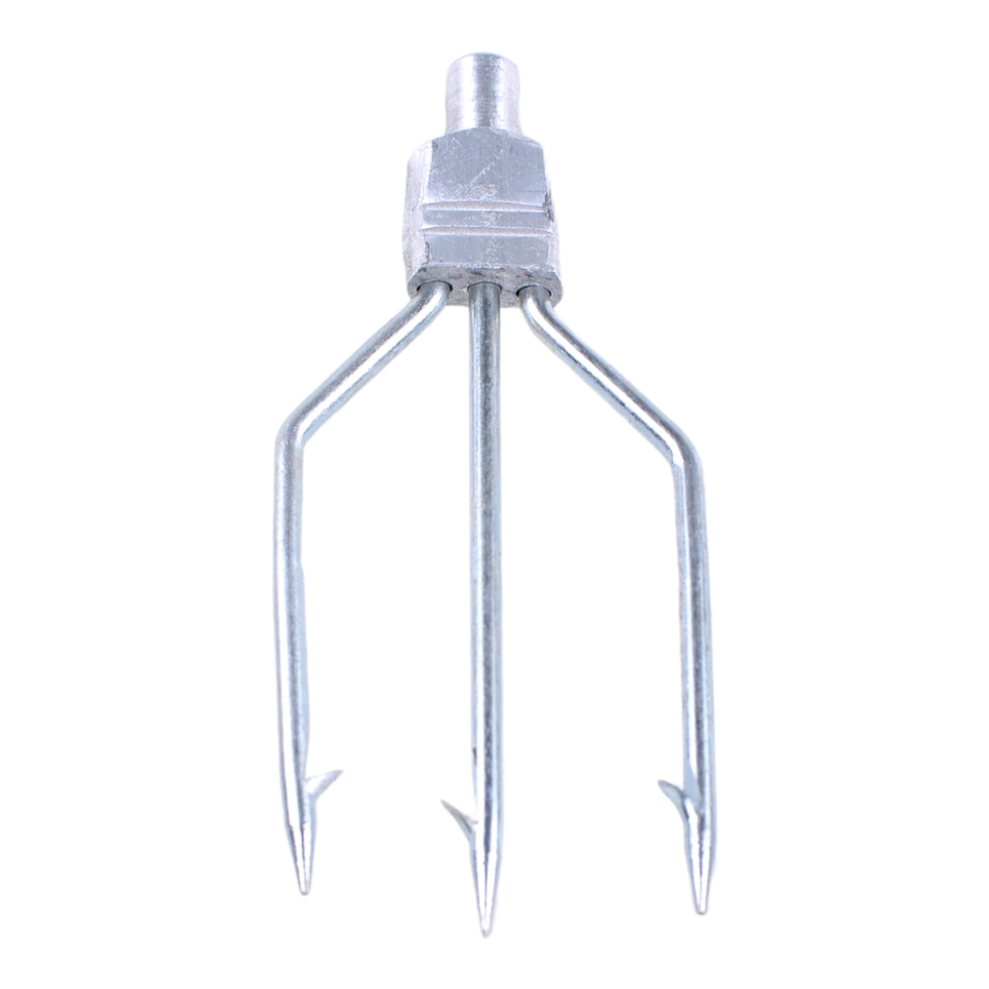 Soflo Spearfishing 6mm Threaded Trident Spear Tip - Rust Resistant - Precision Spearfishing Gear for Lionfish, Rockfish & Lobster - Fish Hunting Tool - Barbed Spearhead - Fishing Accessories