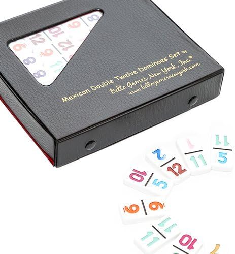 Bello Games Double Twelve Professional Numbered Domino Set
