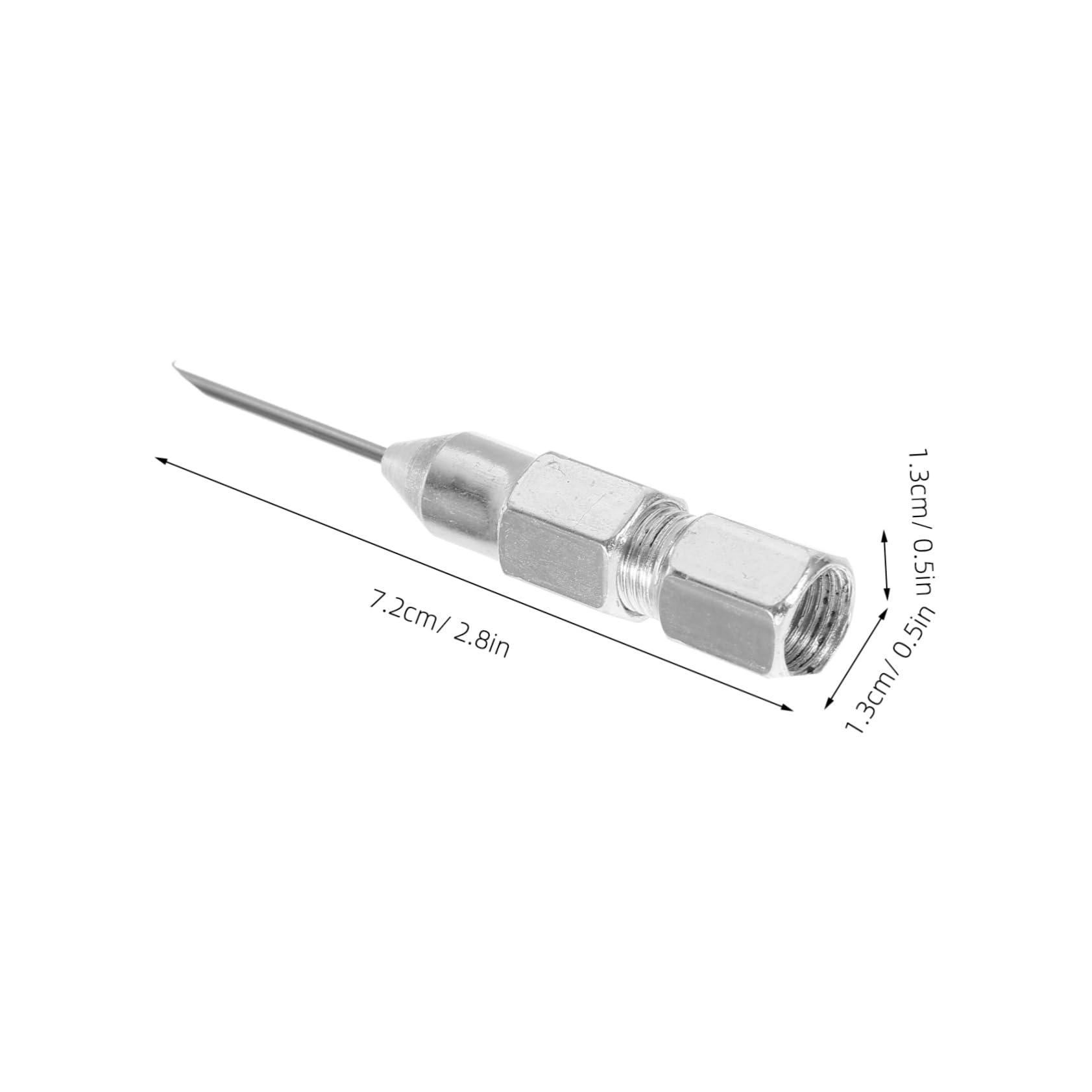 MUCKLILY Grease Sprayer Accessories Grease Needle Fitting Metal Grease Sprayer Coupler for Easy Maintenance