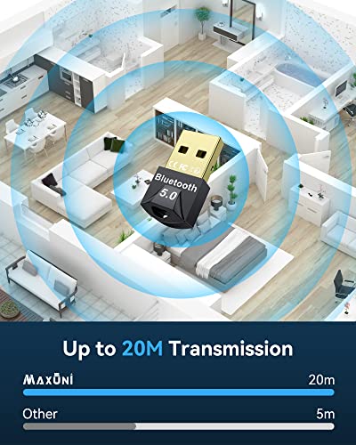 USB-Bluetooth-50-Adapter-Dongle-for-PC-laptop-Maxuni-Long-Range-Bluetooth-Receiver-Supports-Windows-10118-Plug-and-Play-Wireless-Transfer-for-Bluetooth-Headphones-Mouse-Keyboard-Smartphone