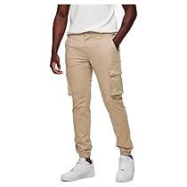 Only & Sons Pantaloni Cargo Male ONSCAM ringiovaniti Pantaloni Cargo, Cincillà, 33W x 30L