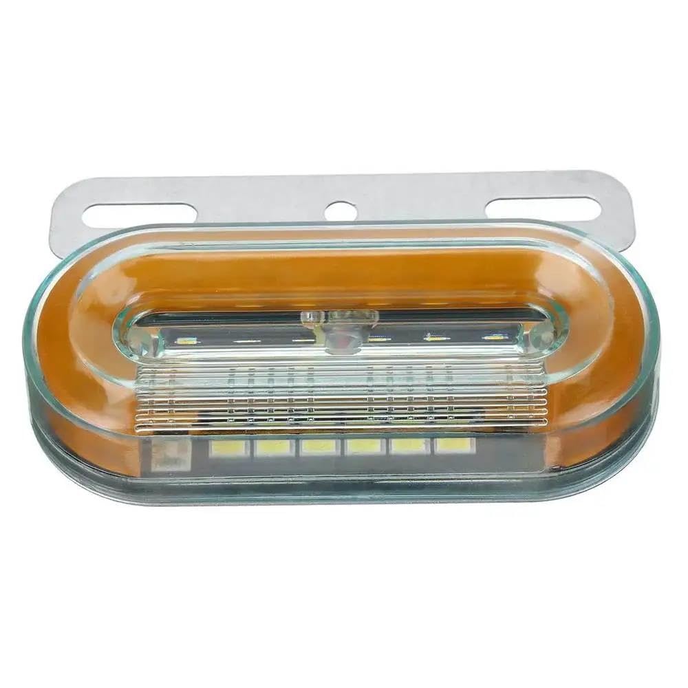Per Camion Per Camion Rimorchio 12 Pezzi 12 V/24 V Posizione Laterali Auto Luci Esterne Indicatore Segnale Lampada Avvertimento Fanale Posteriore Freccia Laterale