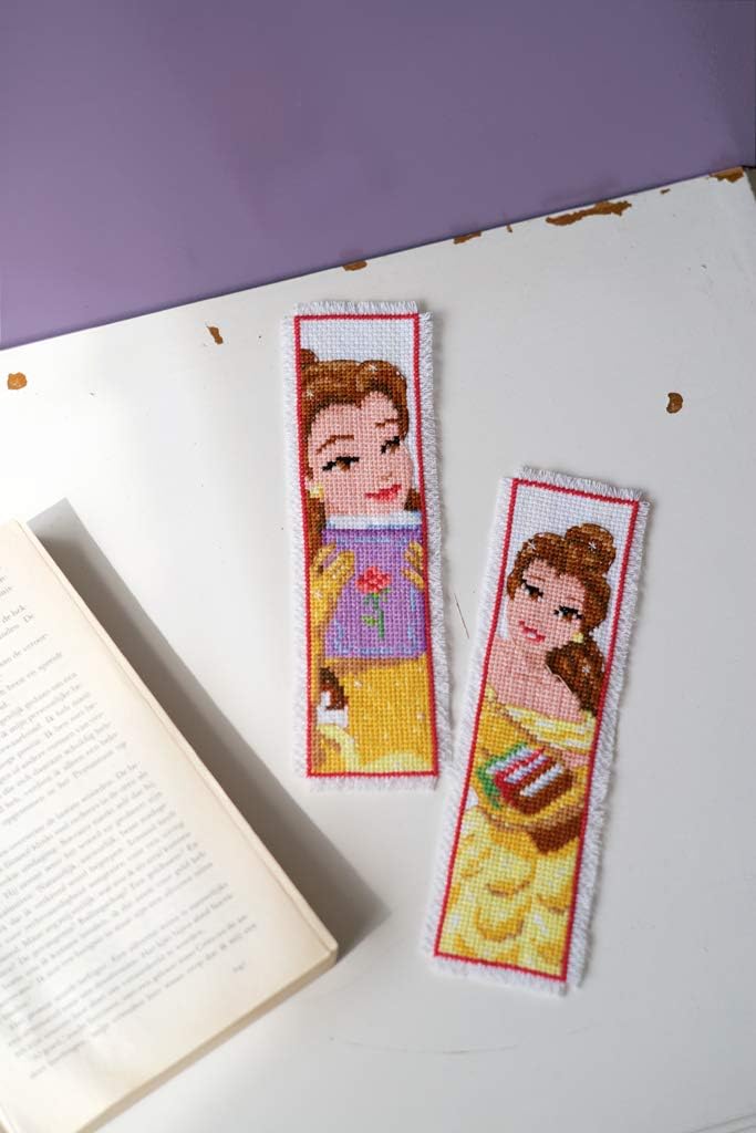 Vervaco Cross Stitch Bookmark Kit Beauty (Set of 2) 2.4" x 8"