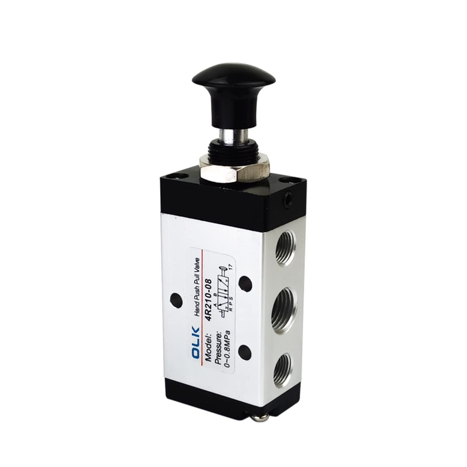 QRUYHBAJU 4R210-08 Manual Valve 2 Way 5 Position Push and Pull Pneumatic Switch of Directional Valve(Only 4r210-08)