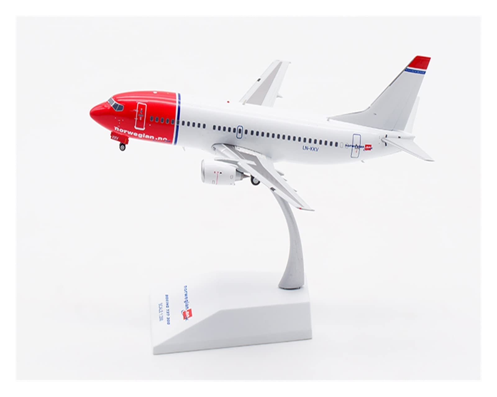 Amazon.co.jp: 1:200 スケール ノルウェー航空 B737-300 LN-KKV 合金航空機モデル : ホビー