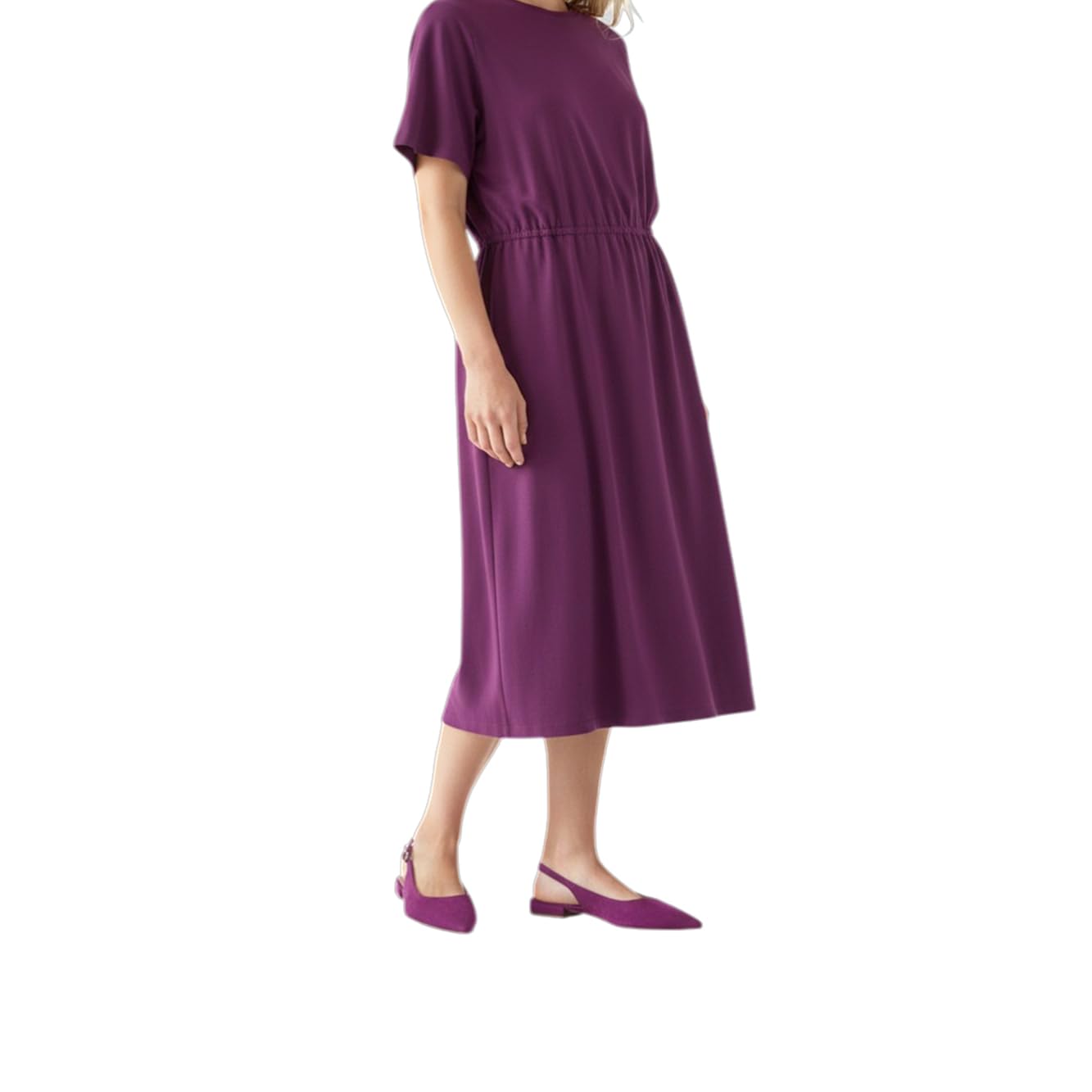 MODELISA - Zapatos Slingback para Mujer, Bailarinas de Punta con Correa Ajustable, Zapato Plano Elegante para Fiesta