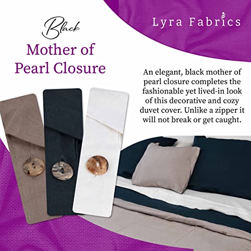 Lyra Fabrics Californian King 100% Belgian Flax Linen Bed Sheet Set With 2 Pillowcases Clay - Soft Breathable Natural Farmhouse Bedding - Chic And Comfortable European Designer Bed Sets (Clay) #TOP2