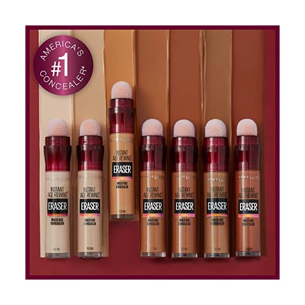 Maybelline Instant Age Rewind Eraser Dark Circles Treatment Multi-Use Concealer, 110, 1 Count (Packaging May Vary)