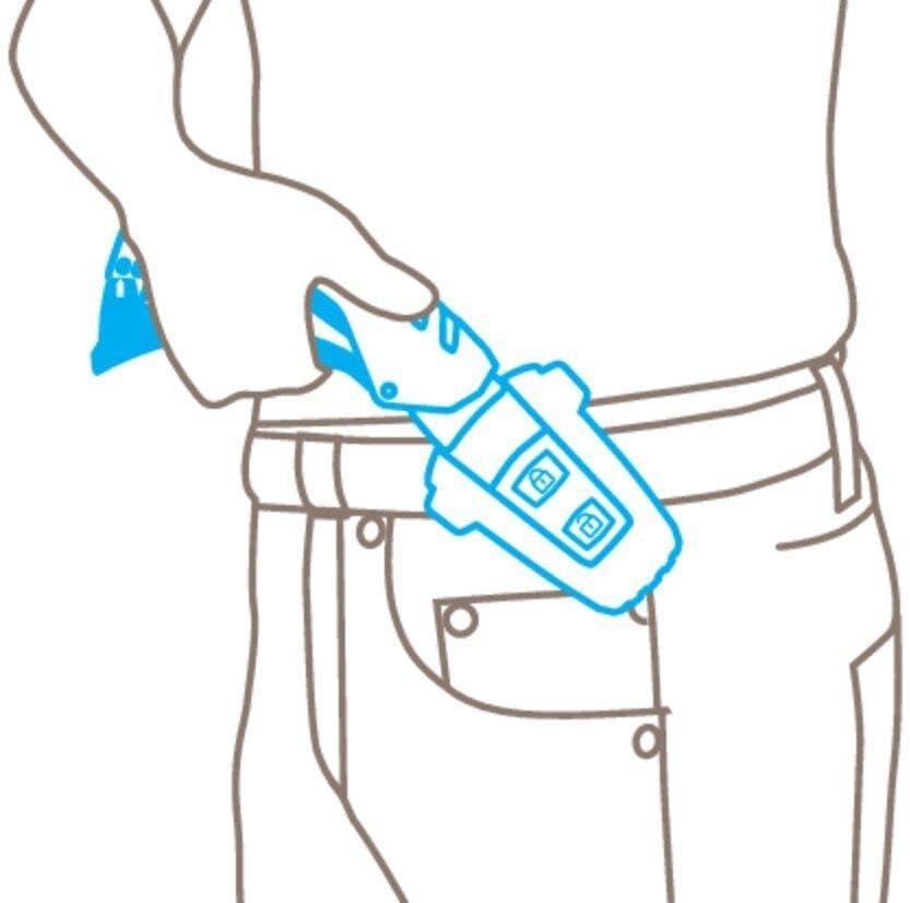 MARTOR Holster 610 XDR for SECUNORM 610 XDR - Practical Storage - Robust Material - Secure Hold - Ergonomic, Metal Detectable