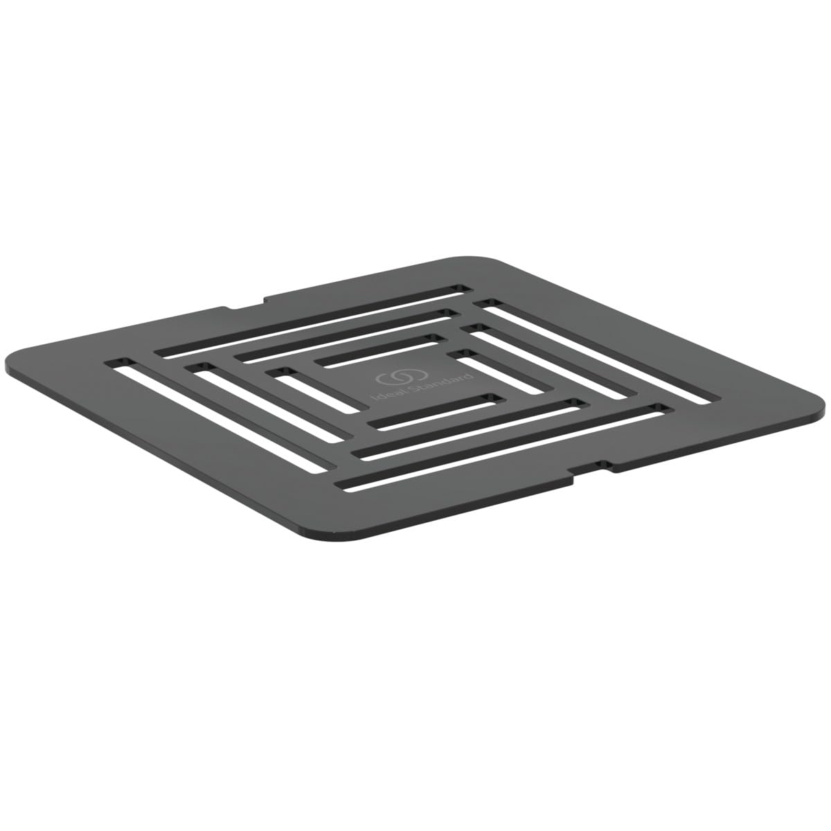 Ideal Standard - Ultra Flat S+ Shower Tray Drain Grill, Stainless Steel, Black