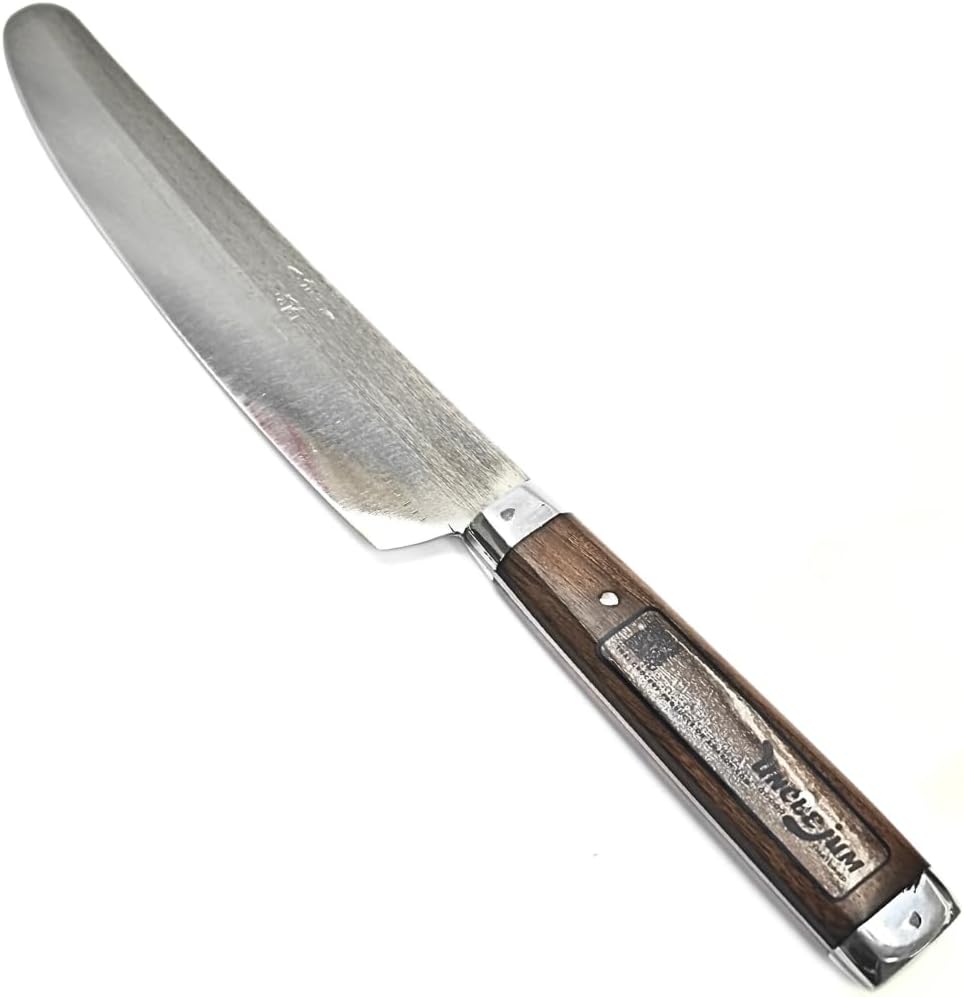 Thai Kitchen Knife, multi-purpose knives filleting cut chop paring peel slices, Handcrafted by Aranyik Village, Stainless Steel, Sharp Blade, Wood handle (3 x Paring Knives set, 4,5,6 inches Blade)