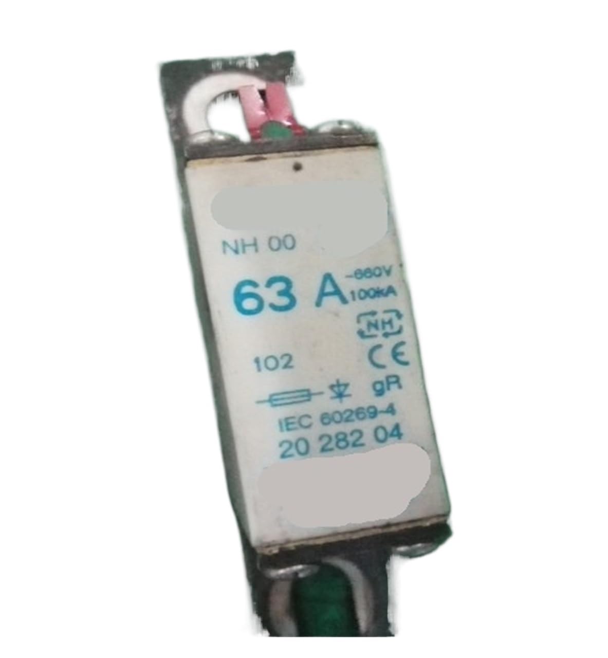 Fusibles NH000 gR de 10A à 160A et 690V pour protection électrique industrielle