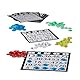 Relaxdays 10021014 Bingo Spiel mit Metalltrommel HxBxT: 20 x 17,5 x 21,5 cm Bingotickets, Loskugeln, Chips, Spielbretter, schwarz