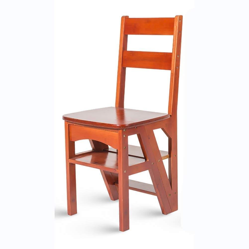 Taburete escalonado doméstico de madera para cocina y silla plegable infantil