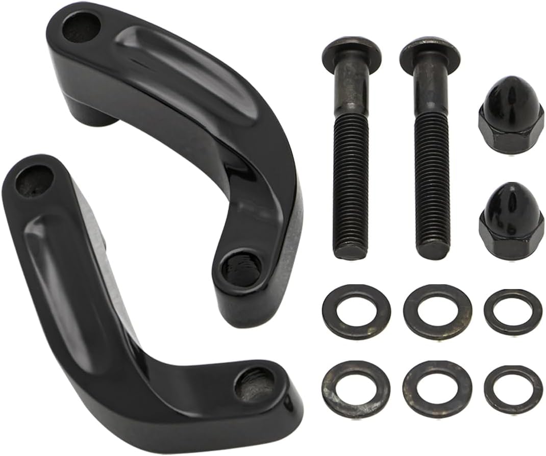 Motorcycle Aluminum Alloy Mirror Relocation Extension Adapter Kit For Harley Softail Dyna Fat Bob FXDF Super Wide Glide FXD FXDL 2006-2014